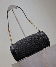 Load image into Gallery viewer, Cassandre Raffia Tube Bag
