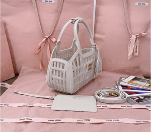 Leather Basket