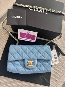 CC Denim Rectangle Mini