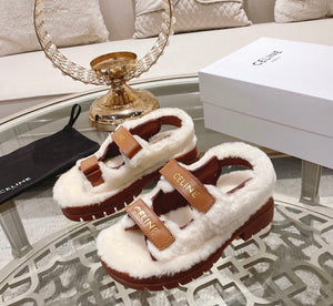 Shearling Sandals