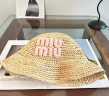 Load image into Gallery viewer, Raffia Bucket Hat
