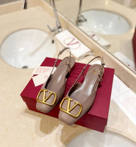 V Logo Slingback