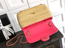 Load image into Gallery viewer, Raffia Classic Flap
