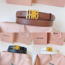 Load image into Gallery viewer, Logo Leather Belt
