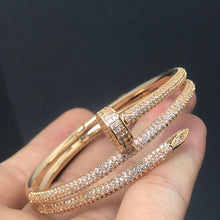 Load image into Gallery viewer, Juste Un Clou Double Bangle
