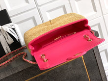 Load image into Gallery viewer, Raffia Classic Flap
