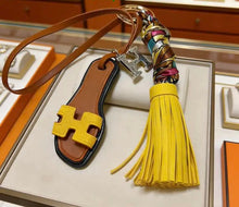 Load image into Gallery viewer, Sandal Bag Charm Keychain
