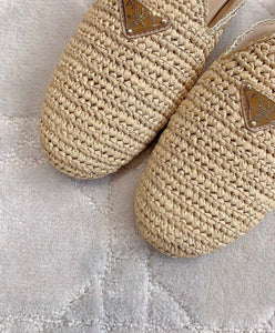 Raffia Slippers