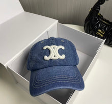 Load image into Gallery viewer, Denim Logo Cap
