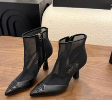 Load image into Gallery viewer, Mesh Leather Boots
