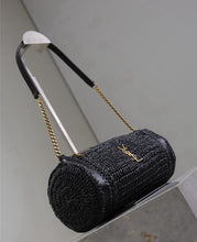 Load image into Gallery viewer, Cassandre Raffia Tube Bag
