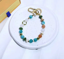 Load image into Gallery viewer, Beaded Bag Charm/Keychain
