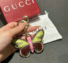 Load image into Gallery viewer, GG Butterfly Bag Charm/Keychain
