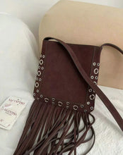 Load image into Gallery viewer, Suede Tassel Shoulder Bag
