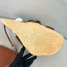 Load image into Gallery viewer, Raffia Basket Bag
