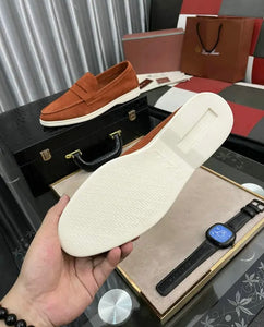 Suede Loafers
