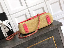 Load image into Gallery viewer, Raffia Classic Flap
