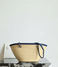 Load image into Gallery viewer, Small Raffia Tote
