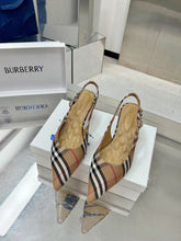 Load image into Gallery viewer, Check Slingback Pumps
