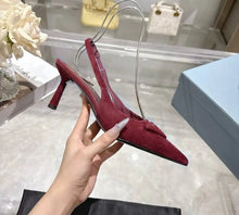 Load image into Gallery viewer, Suede Slingbacks
