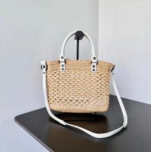 Load image into Gallery viewer, Raffia City Bag
