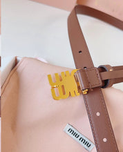 Load image into Gallery viewer, Logo Leather Belt
