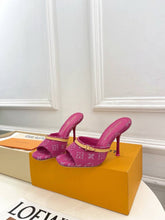 Load image into Gallery viewer, Denim Mules
