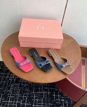 Load image into Gallery viewer, Denim Mules
