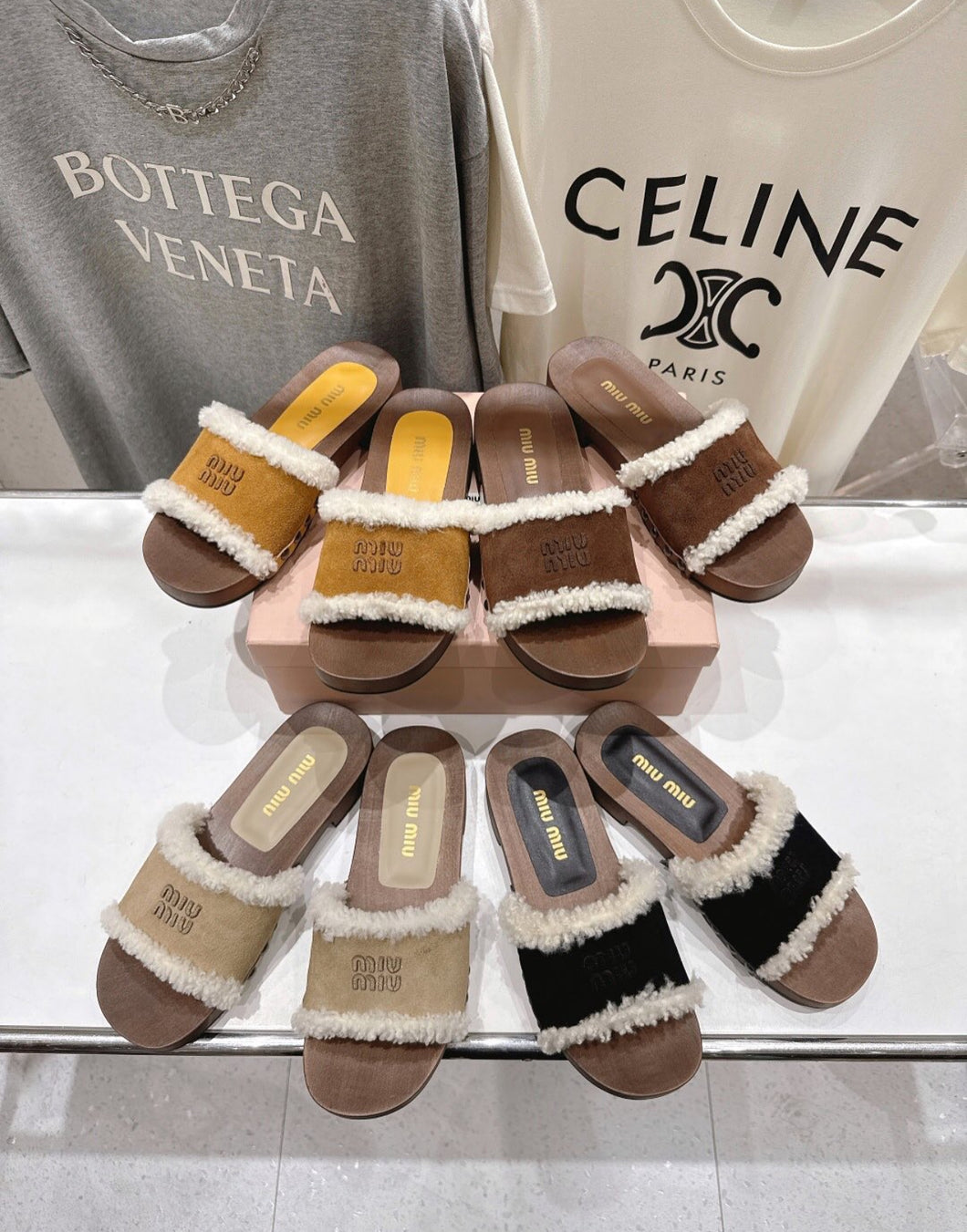 Shearling Mules