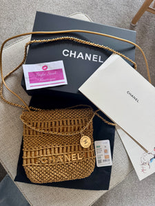 Raffia Mini Chain Bag