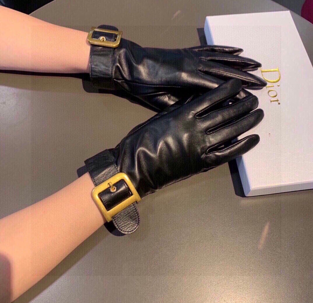 CD Leather Gloves
