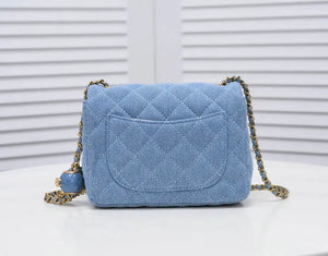 Denim CC Flap Bag