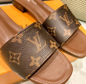 Monogram Mules