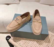 Load image into Gallery viewer, Suede Logo Loafers
