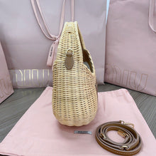 Load image into Gallery viewer, Wicker Hobo Bag
