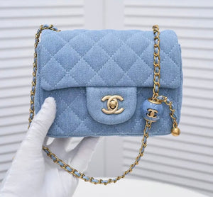 Denim CC Flap Bag