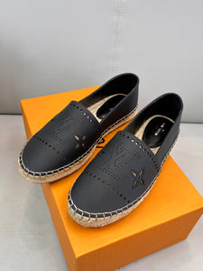 Leather Espadrilles