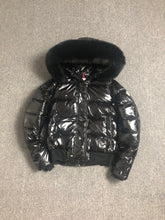 Load image into Gallery viewer, Black Fur Bomber
