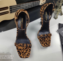 Load image into Gallery viewer, Opium Leopard Sandals
