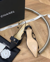 Load image into Gallery viewer, CC Bow Slingbacks
