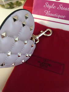 Rockstud Heart Bag Charm/Keychain