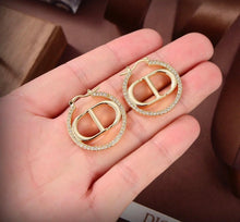 Load image into Gallery viewer, CD Hoop Earrings
