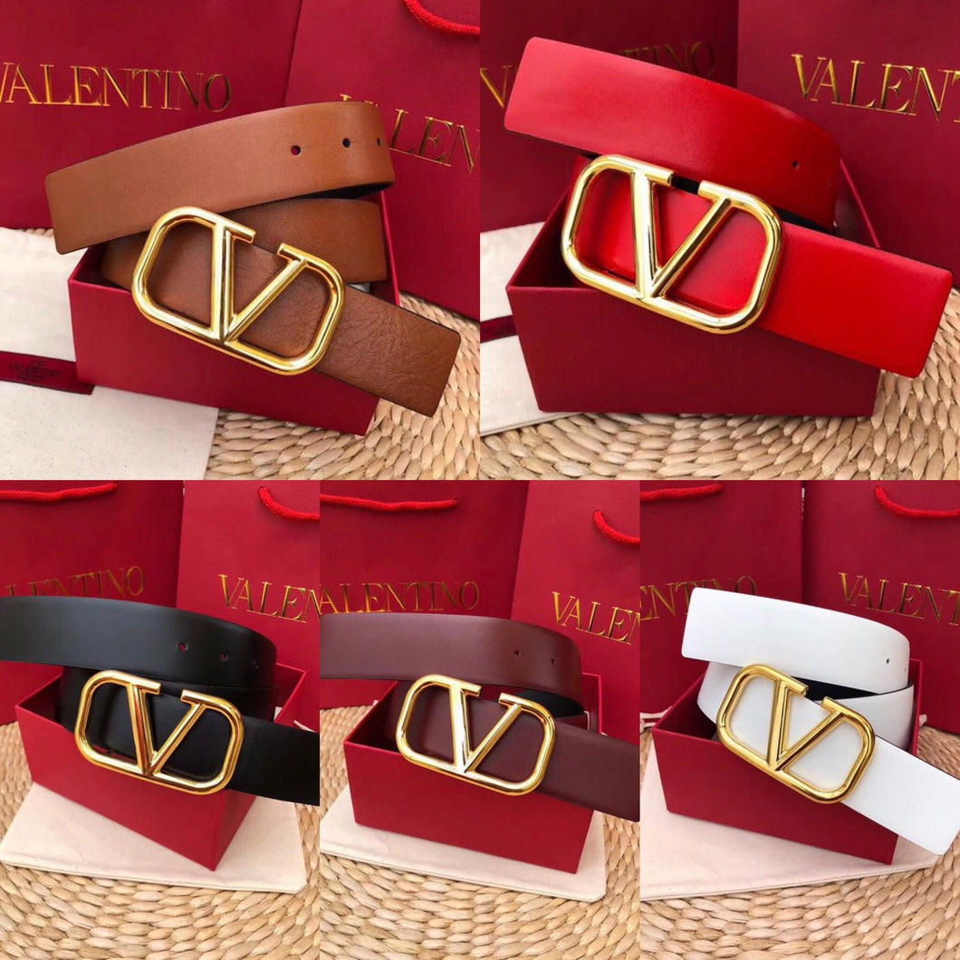 V Logo Belt