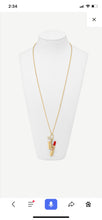 Load image into Gallery viewer, Fall in Love Lipstick Necklace
