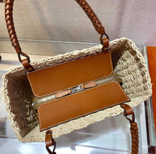 Load image into Gallery viewer, Raffia Tote
