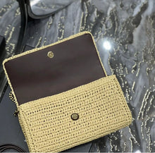 Load image into Gallery viewer, Kate Raffia Tassel Chain Bag
