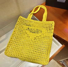 Load image into Gallery viewer, Raffia Tote
