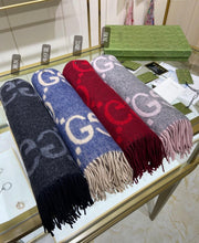 Load image into Gallery viewer, GG Cashmere Scarf
