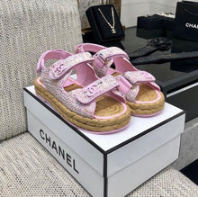Load image into Gallery viewer, CC Tweed Dad Sandals
