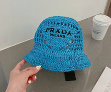 Load image into Gallery viewer, Raffia Bucket Hat
